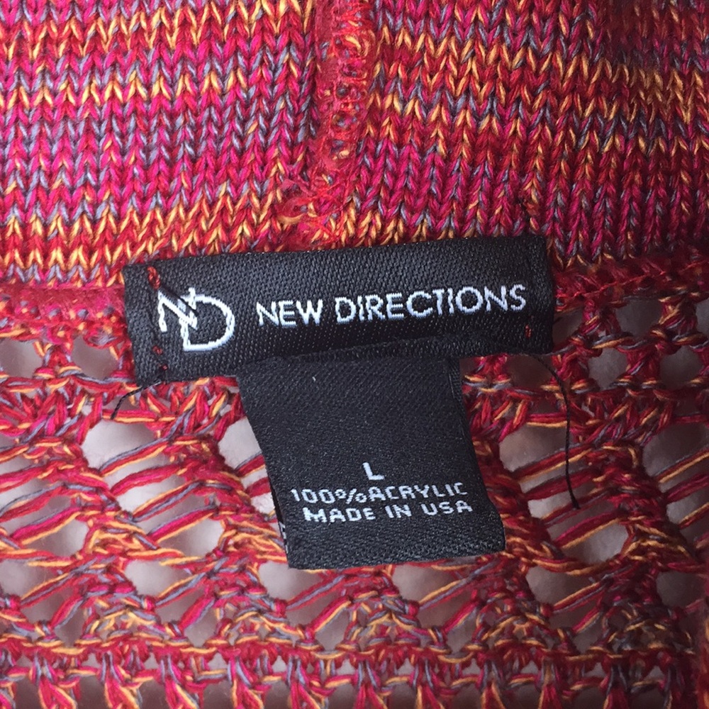 New Directions - Cowl Neck Short Sleeve Sweater - Picture 3 of 6